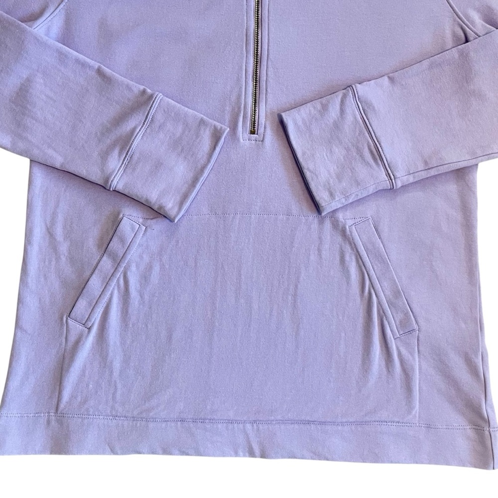 Lilly Pulitzer UPF 50+ Skipper Popover w/ Lace on Shoulders in Lilac Verbena - Picture 8 of 16